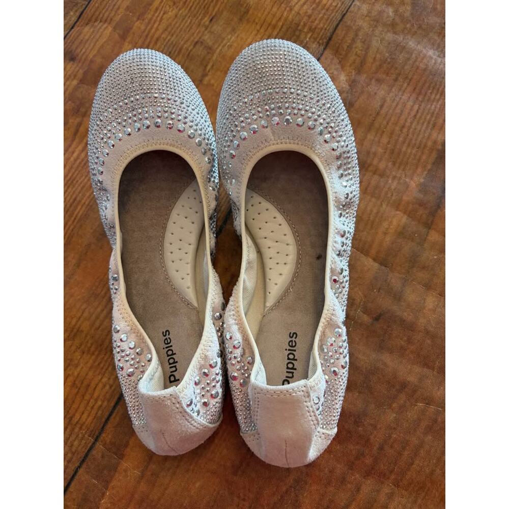 Sz 7.5 - Blinged out Ballet flats‎